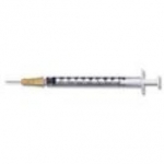 BD INSULIN SYRINGE 1 ml with 27g x 1/2" needle, BOX of 100