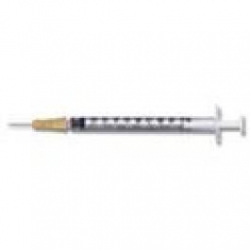 BD INSULIN SYRINGE 1 ml with 27g x 1/2" needle, BOX of 100