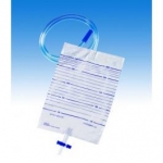 DRAINAGE BAGS 2000ML 100CM TUBE PUSH/PULLOUT