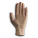 CLEAR LATEX GLOVES POWDER FREE (MEDIUM) BOX 100
