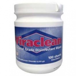 VIRACLEAN DISINFECTANT WIPES  or 2 x Flat Packs