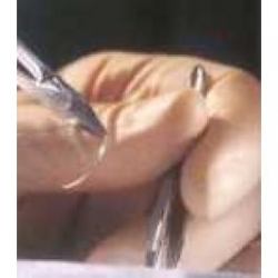 SUTURE 5/0, NYLON, BLACK MONOFILAMENT, 3/8", REVERSE CUTTING