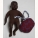 DARK BROWN FETAL DOLL WITH PLACENTA